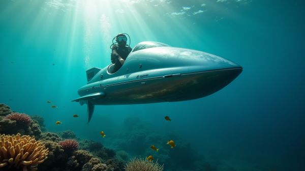 Rendez vos plongées uniques avec un scooter sous marin léger